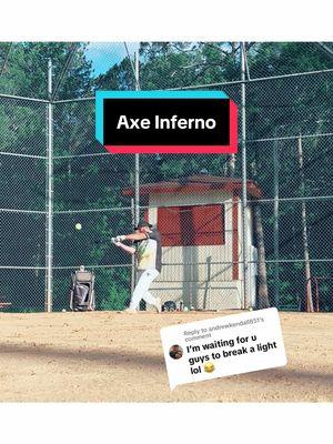 Replying to @andrewkendall851 we hit them but they survive😅 #axe #softball #swingcartel #hittershit #slowpitchsoftball #fyp #goodgas #cutswing #homerun 