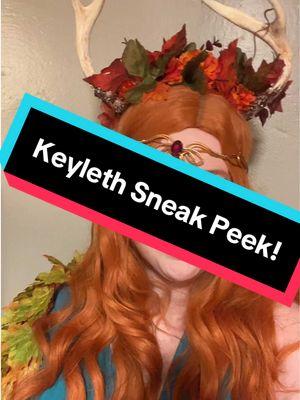 Little sneak peek/Draft of #Keyleth 👀 Thinking about making some tiktoks while we still have the app in cosplay.  Still have a few details to add to her, but she’s just about ready for a con!  #criticalrole #crcosplay #critter #keylethcosplay #voxmachina 