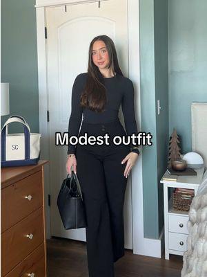 Modest all black outfits > #modestfashion #modesty #modestoutfit 