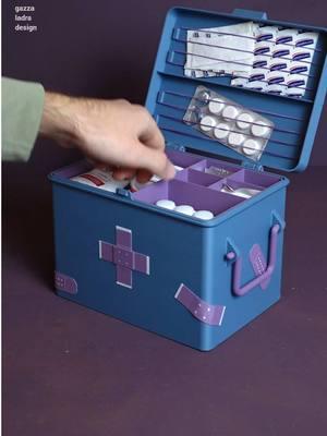 What color would yours be? ⛑️  3D Printable First Aid Box by @Gazzaladra , link in bio!  #3d #thangs3d #3dprinting #3dprint #3dprinted #3dprinter #3ddesign #firstaid  #firstaidkit  #creative #maker #makers #makersgonnamake #organization #container 