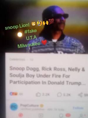 #snoopdogg #lol #trump #inauguration #hiphop #news #hiphopnews #celebrity #lmao #fakepeople #omg #getmoney #switch #usa #wow #reggie #lions 