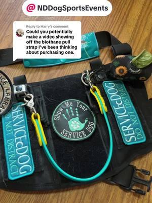 Replying to @Harry I love my pull strap and even got a matching leash from @ND Dog Sports Events #servicedog #servicedogintrainingpuppy #servicedogintraining #servicedoglife #servicedoghandler #servicedogteam #psychiatricservicedog #autismservicedog #ptsdservicedog #psychiatricservicedogssavelives #sdit #servicedogintraining #DogTraining #servicedogschangelives #servicedogeducation #servicedogsgetdaysoff #servicedogsoftiktok #mentalhealthmatters #MentalHealthAwareness #endthestigma #selfharmsurvivor 