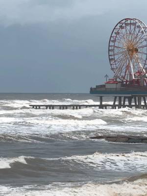 On 7/7/2024 we were in Galveston, hours before Hurricane Beryl began making Landfall. As of posting this today, hardly 6 months later, the entire gulf coast is bracing for a freeze, & historic ice/snow storm.  Galveston is accessible only by bridge and ferry. With the ferry’s likely to shut down, and the bridges likely to ice, my thoughts go out to them. I’ll be dealing with the freeze myself, but I know they’re impacted quite differently. My wife and I love Galveston. The island has a lot of naysayers, but it’s got a special place in our hearts. #galveston #galvestontx #galvestonseawall #galvestonpleasurepier #texas #hurricaneberyl #hurricaneberylwatch #fyp #fypシ #fypage #fypツ #hashtag 