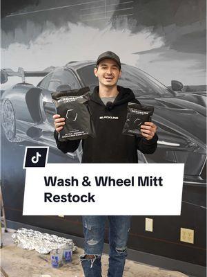 We Have Finally Restocked Our Wash Mitt & Wheel Mitt’s 👀 Check Out All Our Products In Our Shop❗️ #blackline #carcleaningproducts #community #shop #mural 