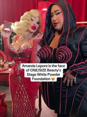 Still can’t believe @Amanda Lepore Official is THE FACE of @ONE SIZE BEAUTY’s Stage White Powder Foundation 🤍😱 #amandalepore #onesizebeauty #icon #beauty #Vlog #dayinmylife #editorial #shootday #makeup #fyp 