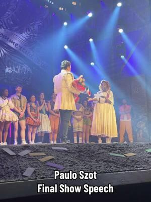 the full minute of applause is so real #andjuliet #andjulietbway #musicals #theatre #broadway #pauloszot #finalshow 