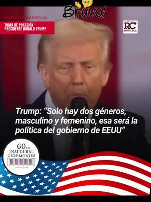 Solo hay dos géneros Masculino y Femenino 👏🏼 @Trump #fyp #capcut #mipatronmipapa 