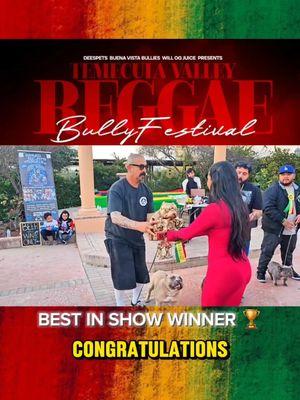 HUGE congratulations to our Best in Show winner! 🏆@la_cosa_es_organica_ @cholobulliestackers You earned it! 🙌 The Temecula Valley Reggae Bully Festival was 🔥 from start to finish. Major shoutout to our incredible judges @bullyzoo_keeper @artisankennels for making the tough calls—competition was intense! 💪👏 Huge respect to our show hosts @deespets_sd, @buenavistabullies, @ogjuiceco for organizing such an amazing event! @ultimatebullyz it was a pleasure 🎤🎤 A big thank you to everyone who participated, stepped in the ring, and gained valuable experience. Whether you walked away with a win or new memories, you made this event unforgettable! 🏅🐾 Cheers to the dog community for showing up, showing out, and keeping the energy high all day long! 🐶🔥 Let’s do it again soon! 💯 #AmericanBully #ExoticBully #FrenchBulldog #EnglishBulldog #PocketBully #BullyShow #BullyNation #BullyCommunity #BullyBreed #BullyLife #BulldogLovers #BullyStyle #BullyWorld #BullyDogs #hotshotbulldogs #hotshotpetshop #hotshotbulldogsfamily #hotshotmotivation #hotshotfamily 