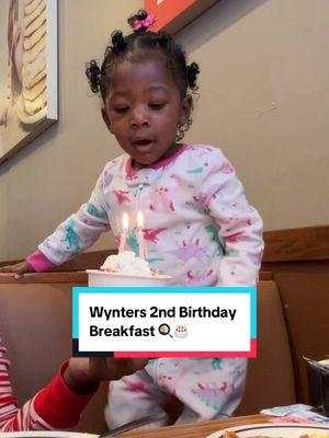 Wynters 2nd Birthday Breakfast 🍳🎂🫶🏽 #MomsofTikTok #singlemomsoftiktok #birthdaybreakfast #autumnraeee8 #autumnandwinter 