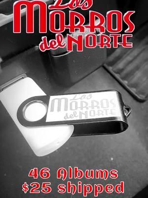 USB Los Morros Del Norte Playlist 🔴 47 Albums 25 Shipped. DM to order or Shop Online. #losmorrosdelnorte #corridos #beltran #morrosdelnorte 