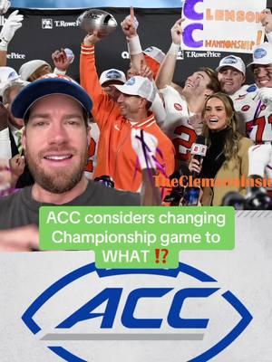 What in the world is the ACC thinking with this? #accfootball #CollegeFootball #collegefootballplayoff #cfbplayoff #collegefootballplayoffrankings #collegefootballnationalchampionship #cfbnationalchampionship 