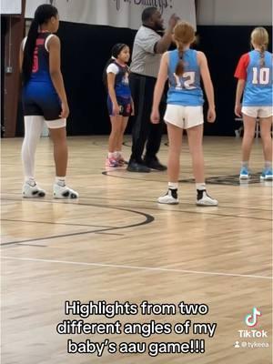 Highlights from two different angles of my baby’s aau game!!!#everyonehighlightsfollowers #fypシ゚viralシ #everyonehighlights #aaubasketball #WNBAAllStar #sports #AAU #sportstiktok #sportstiktok 