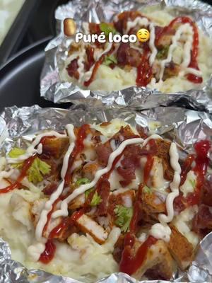 Purée loco a mi manera que queda súper delicioso!🧀🥔🥓 #puredepapa #recetasfaciles #recetas #recetasdecomida #recetasdominicana #dominicanfood #cocinaconleslie 