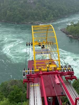 The Whirlpool Aero Car over the Niagara River and whirlpool. #Nature #Canada #Ontario #NiagaraFalls #NiagaraRiver #River #Whirlpool #Gorge #Canyon #cablecar 