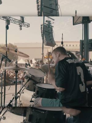 Still the best stick recovery I've ever witnessed. Trey Garris of xWeaponx performing at Sound and Fury 2024. The full drum cam video is available over at Youtube.com/197Media and a link to the channel is in my bio! #xweaponx #weaponx ##hardcore #mosh #metal #moshpit #197Media #fyp #fy #drums #drummer