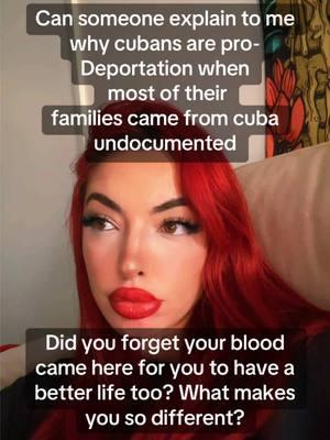 Voting against your own interest and against others wanting the same is insane and delusional. You are still cuban no matter what. 🤡 #deportation #ice #cuba #hispanics #jokes #CAA 