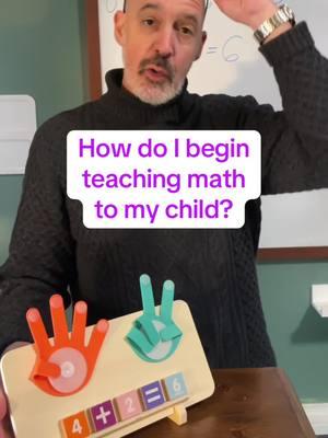 Start math early and make it fun. Challenge your student and then challenge them to give you problems. Using fingers is a great way to think about numbers when one is very young. #elementarymath #mathtipsforparents #counting #numbers #mathematics #mathgame 