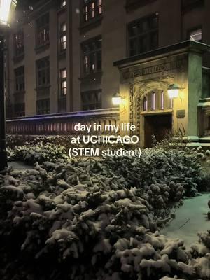 day in my life as a college stem student at uchicago <3 SNOOOWW #college #collegelife #dayinmylife #collegedayinmylife #uchicago #universityofchicago #stemstudent #internationalstudent #university #studentlife 