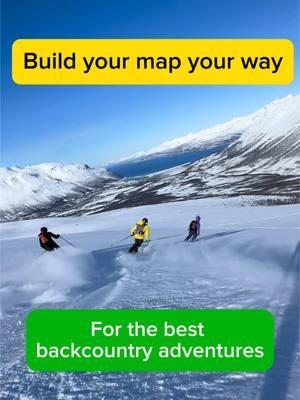 Build your map your way with #onxbackcountry’s custom mapping tools. #ski #skitourtiktok #norway #lyngen #skitouring #map #app #CapCut #tiktok #tiktokisback 