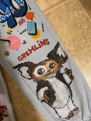 #handpaintkrazy #massfollowing #ipaint #fabricpaint #90stheme #savedbythebell #strawberryshortcake #gremlins #cabbagepatchkids #talesfromthecrypt #fyp #fypppppppppppp #custom #denim 