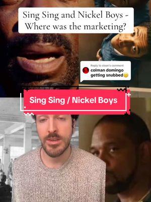 Replying to @sloan 2 of the must-see movies of 2024 barely got pushed, and I’m confused as to why.  Sing Sing review -  @Reel Takes  Nickel Boys review - @Reel Takes  #movies #movietok #film #filmtok #a24 #colmandomingo #singsing 