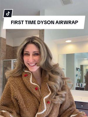 You can see the skepticism on my face through all the curling - it looked really frizzy and a giant mess BUTTTT turned out to be a SLAY and I’m so obsessed! #dysonairwrap #dyson #hairstyle #hairtransformation #dysonairwrapcurls #curlsroutine #momoffour #momof4 #boymom #twinmom #tryingnewthings #fyp #momvlog #ditl 