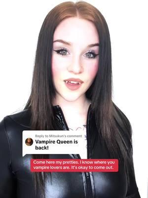 Replying to @Mitsukun Where are my Vampire lovers? #wolveshaven #thealphaqueensguard #vampirecosplay #vampire #vampires 