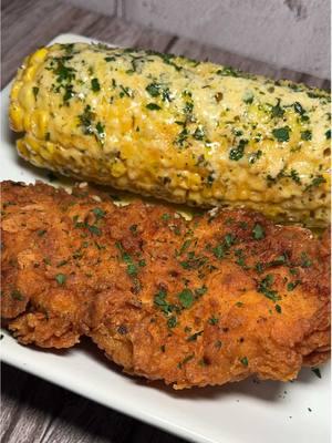 Day 1 of my new series “What I Feed My Boyfriend During The Week” Cook With Me, Chicken Fried Chicken w/Gravy, Creamy Garlic Parmesan Corn on the Cob, Garlic & Herb Mashed Potatoes & Honey Butter Biscuits 👩🏽‍🍳 #pov #part1 #series #cornonthecob #sunday #potatoes #chickenfriedchicken #dinner #fy #fyp #fypシ #fypシ゚viral #cookingwithnaebae 