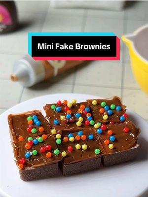 Mini fake brownies and honeydukes resin fake candy #nickpainting #mini #fakefood #kit 