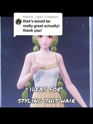 Replying to @__aerin_ heres some ideas for simple way for style this hair! hope it helps #infinitynikkigame #game #nikkigame #dressupnikki #casualoutfits #casual #infinitynikki #nikki #character 