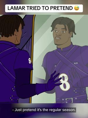 Lamar’s Playoff yipps continues…  #GridironHeights #nfl #animation #cartoon #lamarjackson 