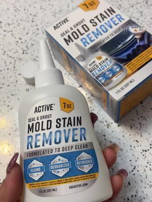 ACTIVE Mold Stain Remover Gel Cleaner Heavy Duty Stain Cleaner for Front Loader Washing Machine Seal, Bathroom Grout, Shower, Caulk - Front Load Washer Cleaning Solution @USEACTIVE #ACTIVE #useactive #moldstainremover #staincleaner #TikTokShop 