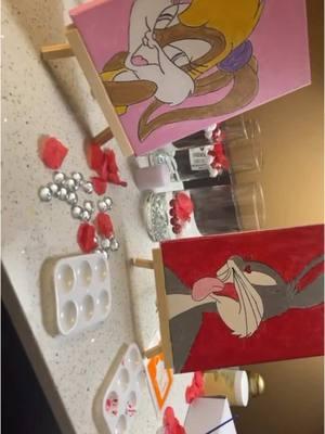 #ValentinesDay #valentinesdate #valentinesdateideas #predrawncanvases #sipandpaint #paintingathome #painting 