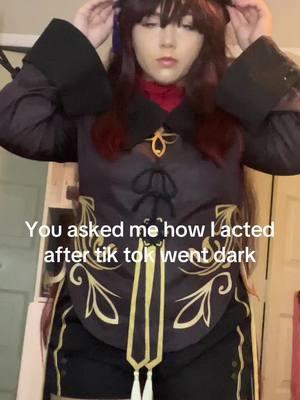 Well anyway…it’s over for now anyway….#TikTokban #hutao #hutaogenshinimpact #hutaocosplay #genshin #GenshinImpact #genshincosplay #genshinimpactcosplay #genshincosplayer #hutaogenshinimpact #hutaogenshinimpactcosplay #liyue #liyueharbor #liyuegenshinimpact 