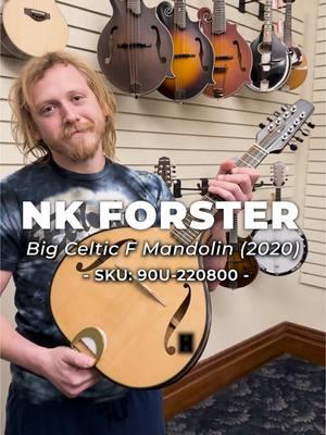 Hey Ben, any Celtic mandolins? 🎶 Absolutely! Check out this NK Forster Big Celtic F Mandolin. Available now at elderly.com! #MandolinTok #Mandolin #TradMusic #CelticMusic #AcousticMusic #OldTownLansing 