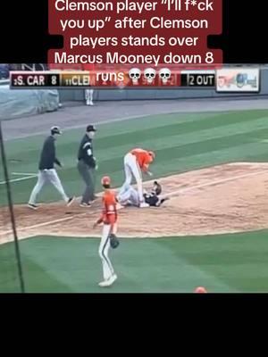 Lil bro always tries to act tough when gettin their butts kicked. #fyp #gamecockbaseball #southcarolina #viral #trending #collegebaseball #clemson #rivalry #collegeworldseries 