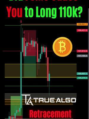 🚨 True Algo nailed it again! 🚨 While traders got trapped at 110k during the Trump Inauguration crypto pump, our system predicted the longs AND the perfect short before the chaos. Don’t let FOMO or bad timing wreck your trades. See the power of True Algo and start trading smarter today. 📈 Watch the video and learn how: 👉 https://TrueAlgo.com #CryptoTrading #BitcoinStrategy #TrueAlgo #CryptoPump #TradingEdge