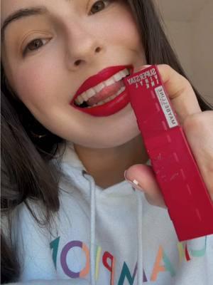 El mejor rojo de la historia❤️ @Maybelline NY #maybelline #maybellinevinylink #lip #labialrojo #sanvalentin #saintvalentin #bemyvalentine #TikTokShop #tiktok 