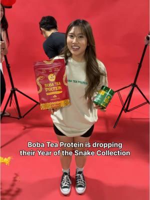 THE YEAR OF THE SNAKE COLLECTION IS COMING OUT ON JANUARY 25TH!!! #bobateaprotein #GymTok #gymhumor #bobatea #boba #fitnesshumor #gymcomedy #fitnesscomedy #gymmemes #fitnessmemes #asian #bubbletea 