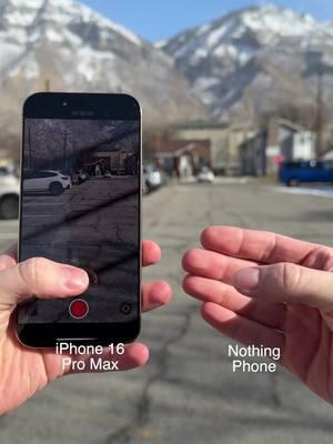 Wait until the end! Nothing Phone vs iPhone 16 Pro Max Action Mode Test 🎥🔥 #TechBattle #iPhone16 #NothingPhone #ActionMode #SmartphoneShowdown #CameraTest #TechComparison #MobilePhotography #NothingPhone1 #iPhone16ProMax #TechTok #fyp