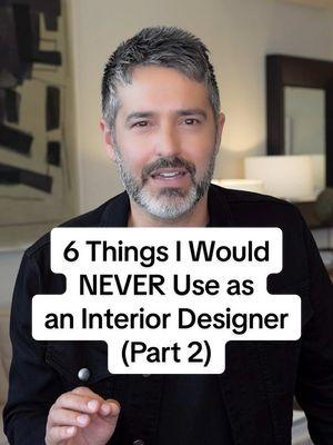 Here are 6 things I would NEVER use as an interior designer. ❌ #interiordesigntrends #interiordesigntips #mancavedecor #accentwalls #luxuryhomedesign #homerenovations #recliners #lazyboy #animalprints #restorationhardware