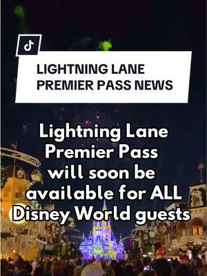 BIG Disney news, y’all‼️ Lightning Lane Premier Pass will soon be available for ALL Disney World guests! You may remember that in the past, this skip the line service was reserved ONLY for Disney Resort hotel guests.  Here’s what you need to know about the change: starting TOMORROW, Disney Resort hotel guests (and select hotel guests) can snag their pass up to 7 days in advance of their stay, while all other guests can book it up to 3 days in advance of their park visit. This is a HUGE change for how you can plan your park days—especially if you want to skip the line at some of Disney’s most popular attractions without reserving a time slot to ride! How do you feel about this change? 🤔👇 #disney #disneyworld #lightninglane #breakingnews #news #change #disneyvacation 