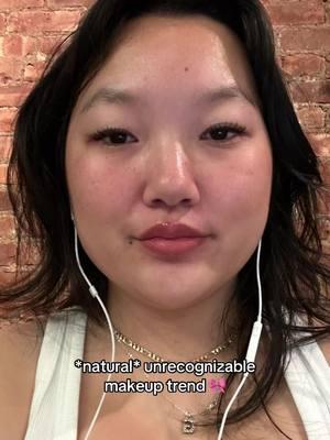 unrecognizable makeup trend but make it more demure #unrecognizablemakeup #nomakeupmakeup #makeuplook #pinterest 