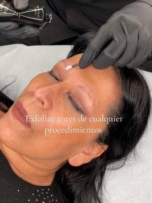 Tatto peeling antes de cualquier procedimientos 🔥 #micropigmentacion #cejas #exfoliante 