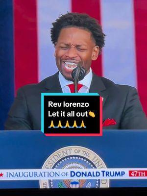 Rev Lorenzo definitely brought the house down with powerful prayer 🙏🙏🙏🇺🇸🇺🇸 #thankyoulord #trumpvance #2025inauguration #prayer #Godblessusa #tiktokusa #viralllllll #fyp #ttebe20 