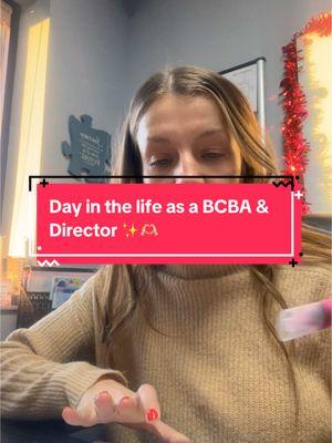 Day in the life of a BCBA ❤️#bcbatok #dayinmylife #bcba #bcbasoftiktok #behavioranalyst #behavior #ditl #fyp 