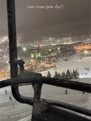 we should have conditions like this all the time | #snowboarding #powday #fyp #sevensprings #nightskiing #powder #steeze