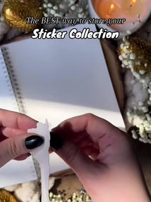 The BEST way to store your sticker collection 👏🏻👏🏻✨ #stickers #stickercollectingbook #reusablestickerbook #reusablestickerbooks #stickerbook #stickerbooks #BookTok #SmallBusiness #TikTokShop 