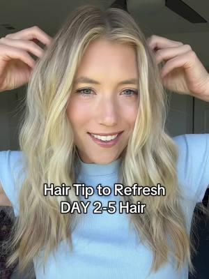 Takes less than 3 minutes! #dryshampoo #day2hair #dailytips 