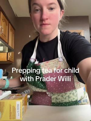 And her tea is done #mcclellandfamily #homemadefood #praderwillisyndrome #praderwilli #teamJocelyn #praderwilliawareness #tea 